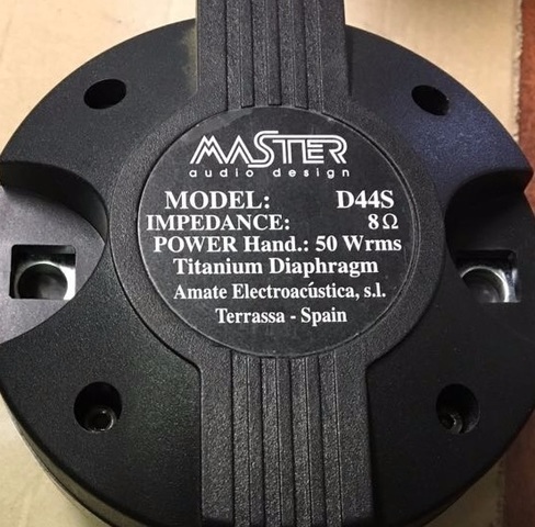 Master Audio design D44S Agudo 8 ohms