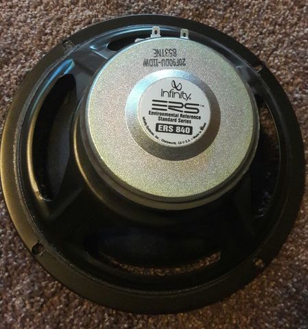 Suspension INFINITY ERS840 Woofer