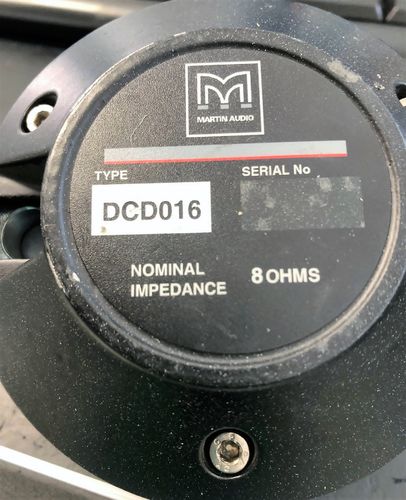 Martin Audio DCD016 (Membrana agudo)