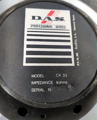 DAS CX33 Diaphragm (8 Ohm)