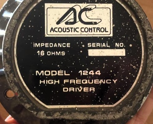 Acoustic Control Model 1244